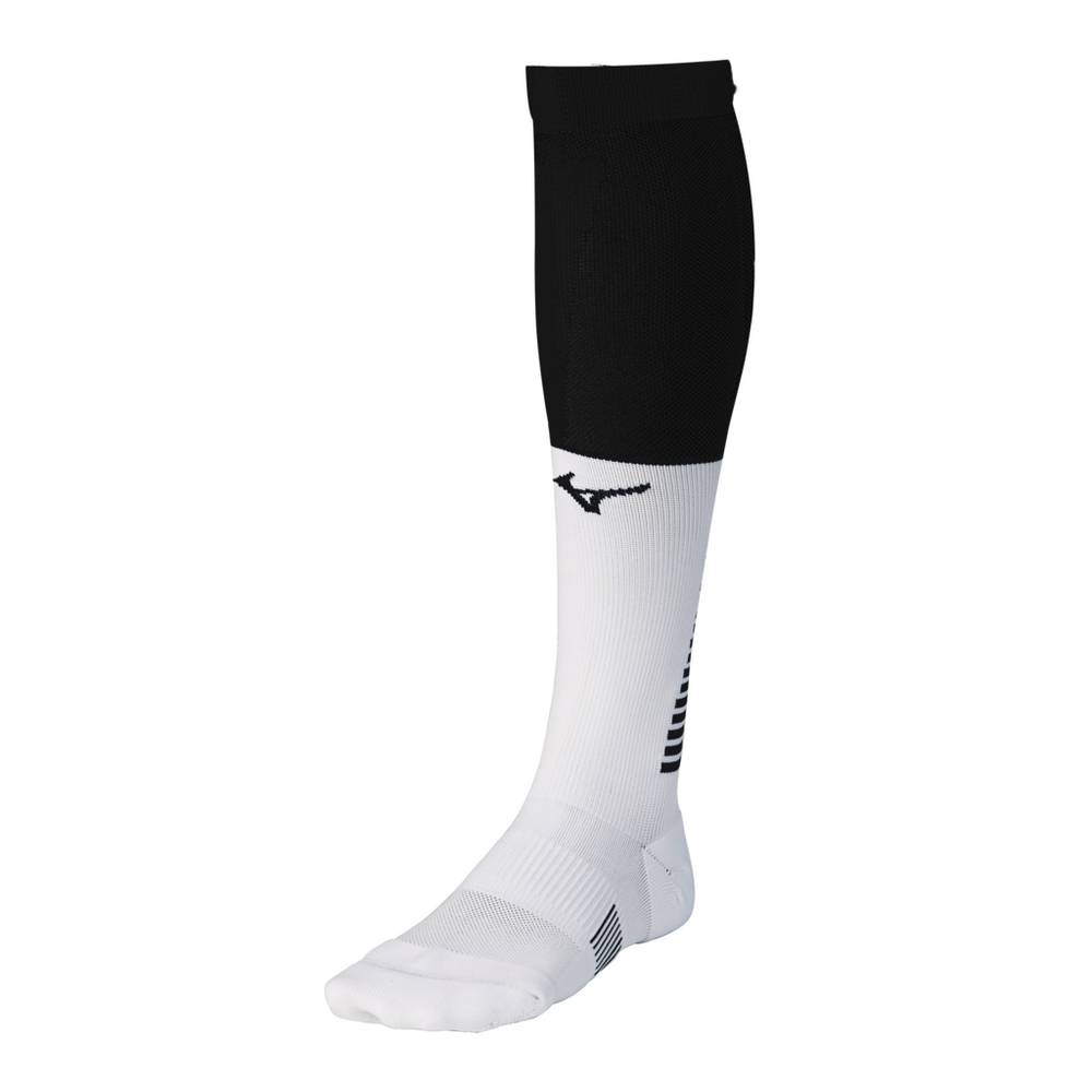 Calcetines Mizuno Diamond Elite OTC Hombre Negras/Blancas Ofertas WNFS-81340